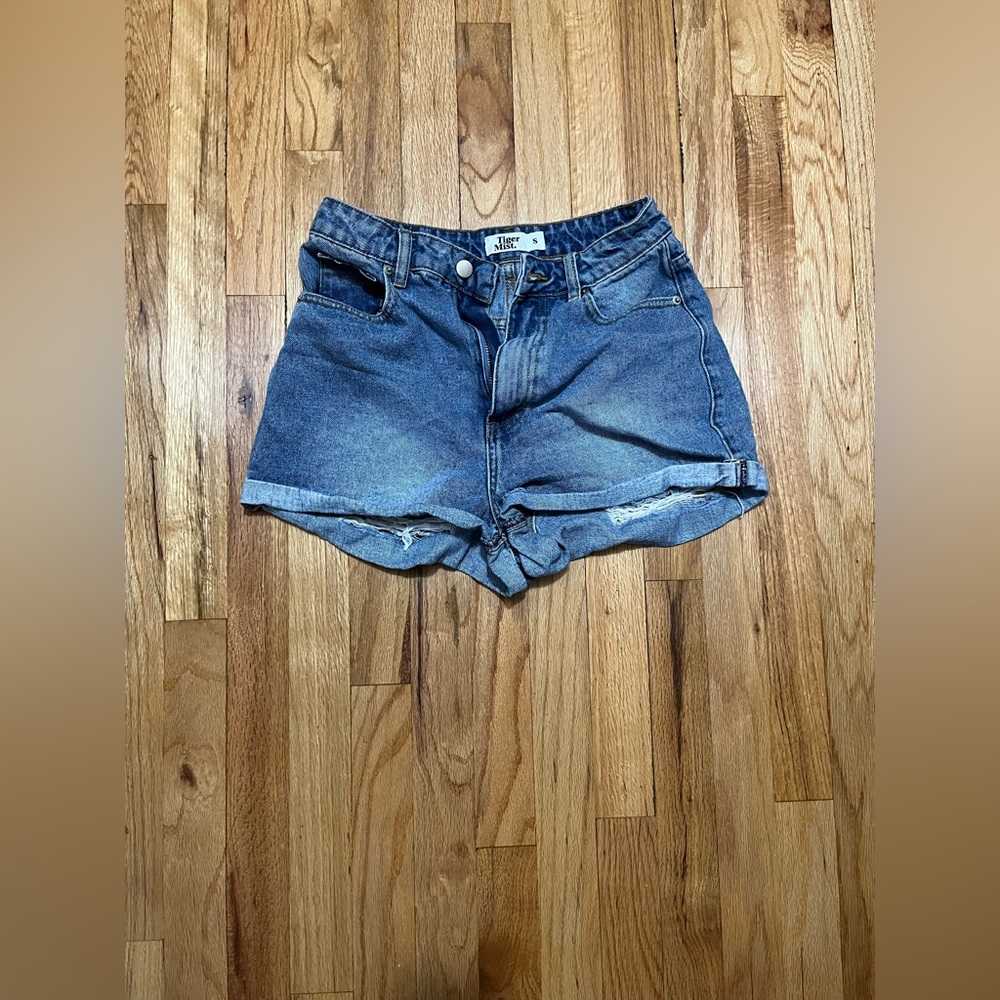 Tiger Mist Jean Shorts